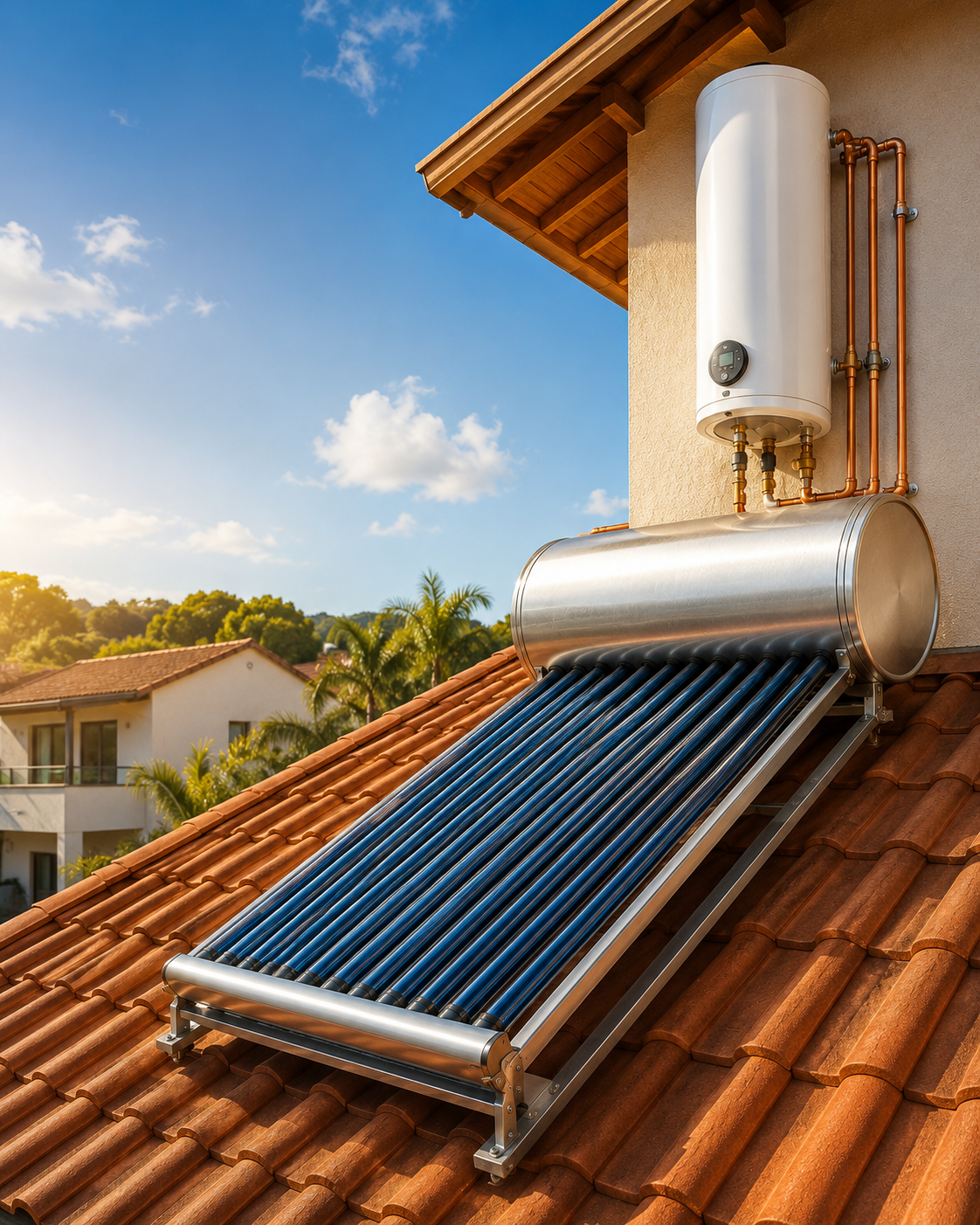 Sistema de aquecimento solar de água